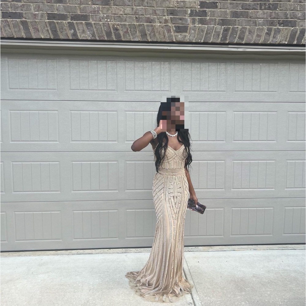 Glamorous Beige Prom Dress